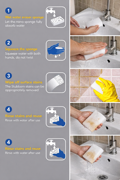 Magic Cleaning Sponge Pack