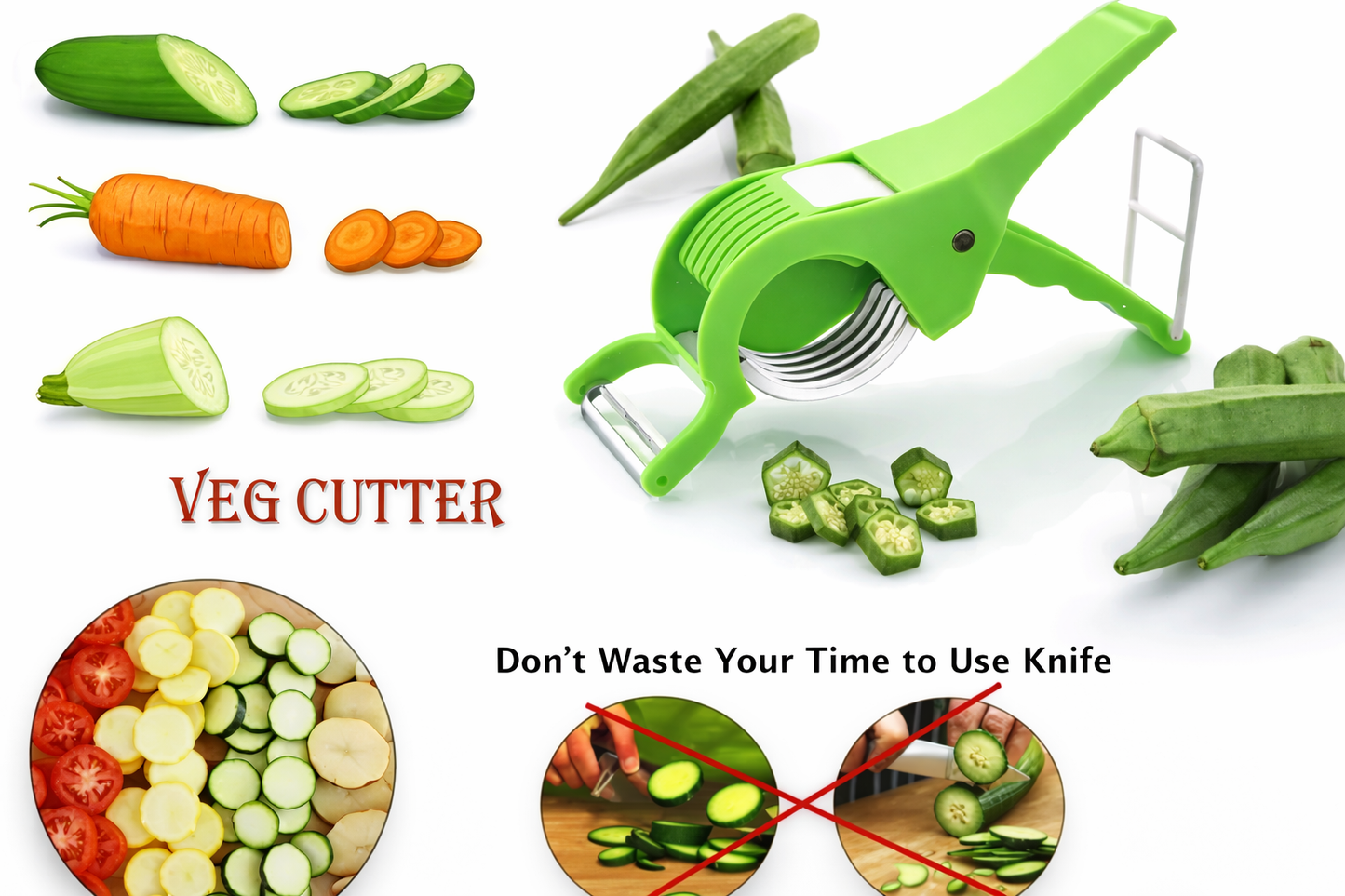 Multipurpose Vegetable Cutter 12-in-1
