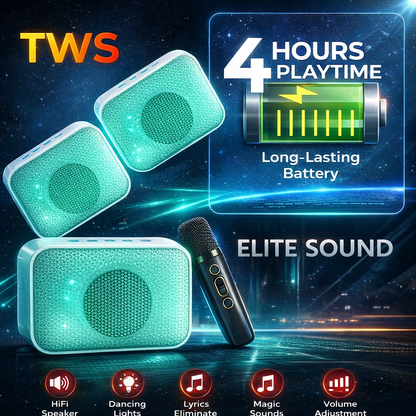 Mini Karaoke Mic with Speaker